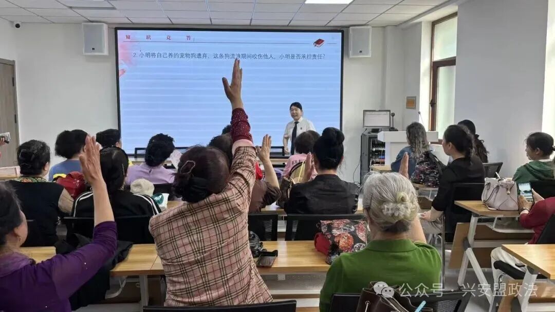 乌兰浩特市司法局“互动+服务”模式推动民法典宣传进社区